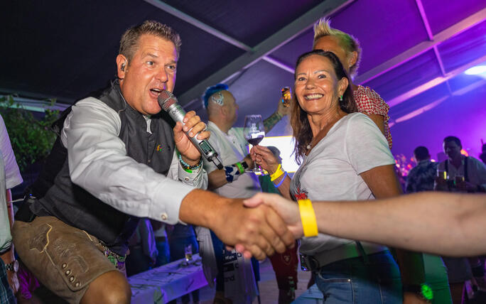 Verbandsmusikfest Partyeskalation mit Peter Wackel in Malbun (28.06.2024)