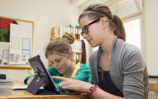 Arbeiten mit dem iPad in Schaan