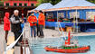 Schaufahren vom Schiffsmodellclub Rheintal im Freibad von Vaduz.