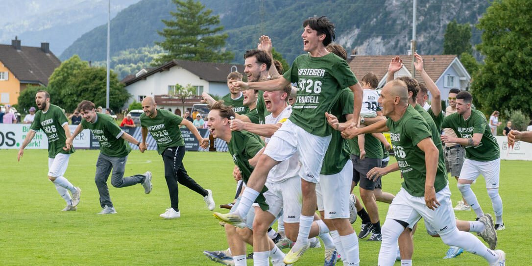 Ruggell konnte in der R&uuml;ckrunde niemand mehr stoppen und feiert somit den Aufstieg.