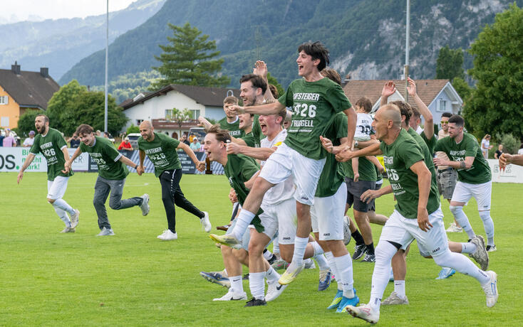 Ruggell konnte in der R&uuml;ckrunde niemand mehr stoppen und feiert somit den Aufstieg.