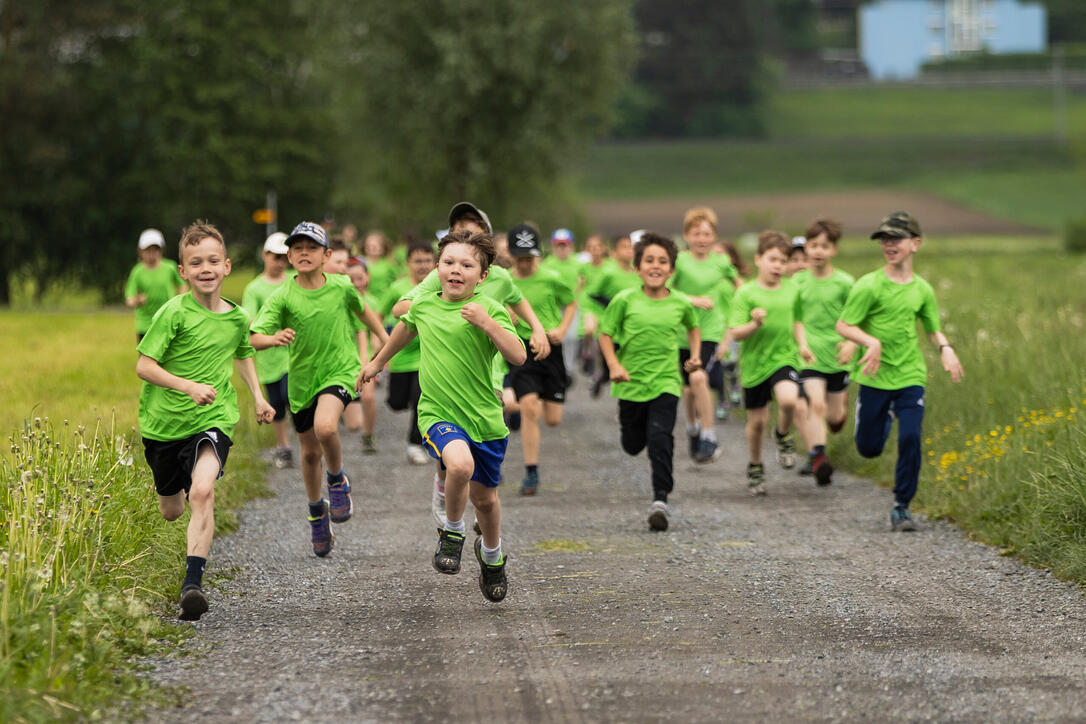 Sponsorenlauf der Primarschule Mauren