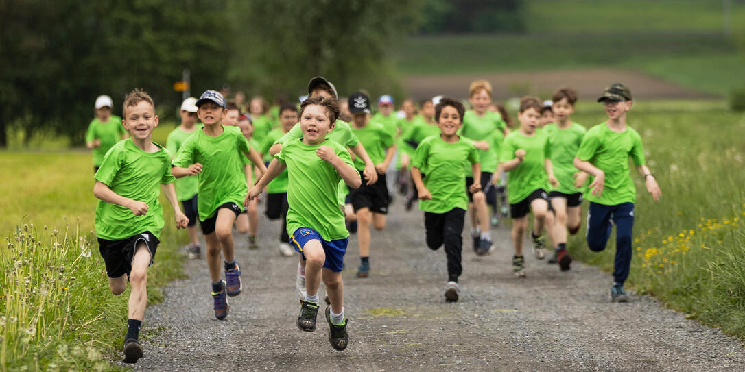 Sponsorenlauf der Primarschule Mauren