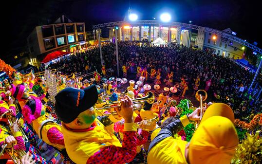 Liechtenstein Schaan Fasnacht 2020 Monsterkonzert