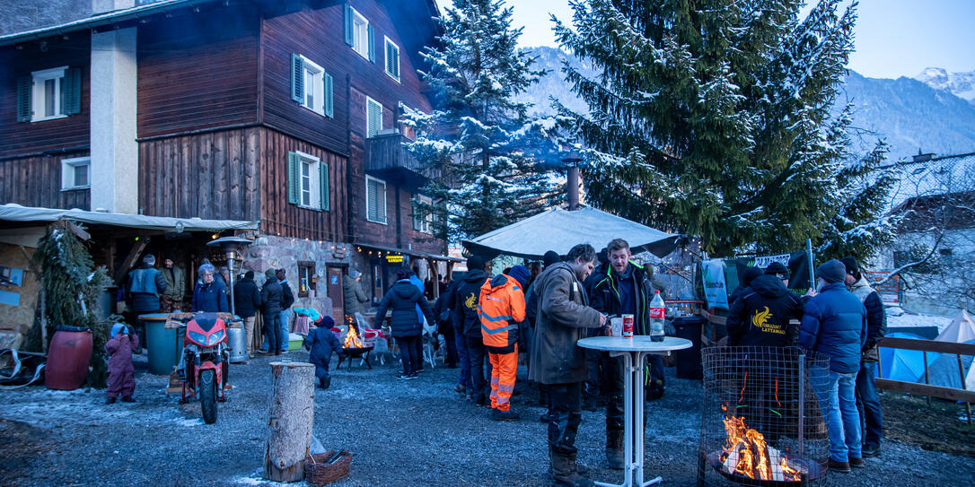 Winter-Motorrad-Reffen in Triesenberg