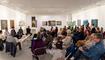 Diskussionsrunde im Rahmen der Ausstellung "Form-Farbe-Fläche"