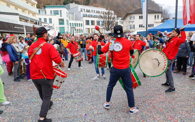 Fasnachtsumzug in Vaduz