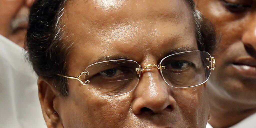 Zieht Konsequenzen für die Sicherheitskräfte nach den verheerenden Anschlägen in Sri Lanka: Staatspräsident Maithripala Sirisena.