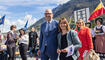 Feierlichkeiten zum Jubiläum bei der alten Rheinbrücke Vaduz–Sevelen