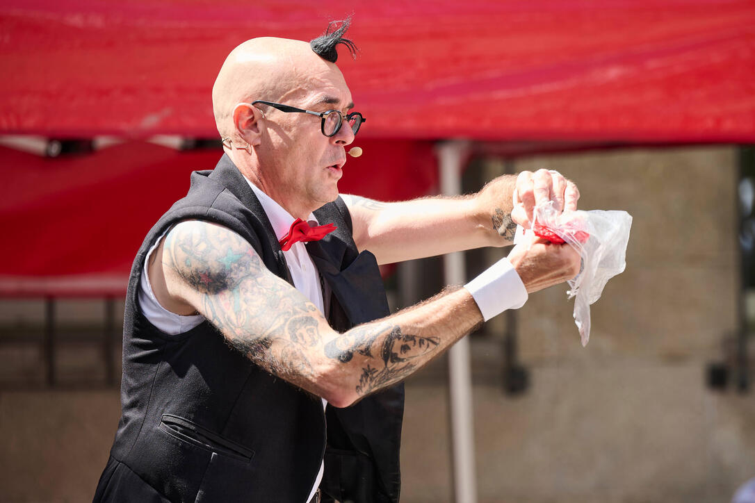 Buskers Strassenkunstfestival in Vaduz