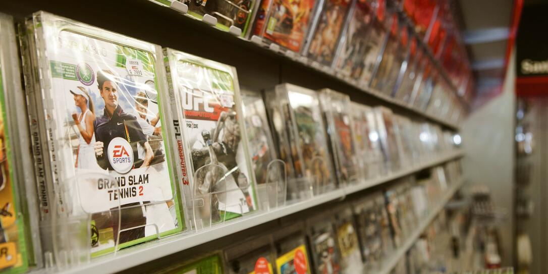 Videospiele im Interdiscount in Vaduz