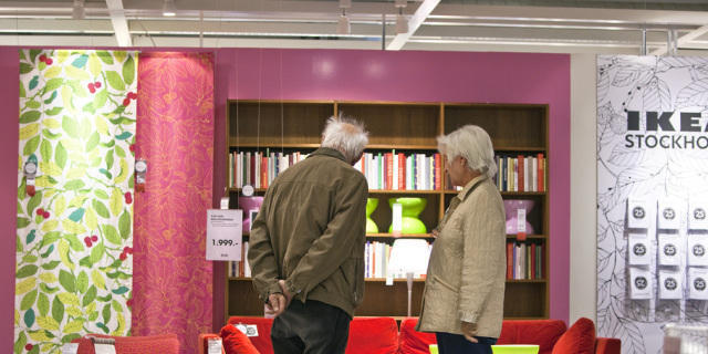 Die Gesch&auml;fte laufen gut bei Ikea (Archiv)