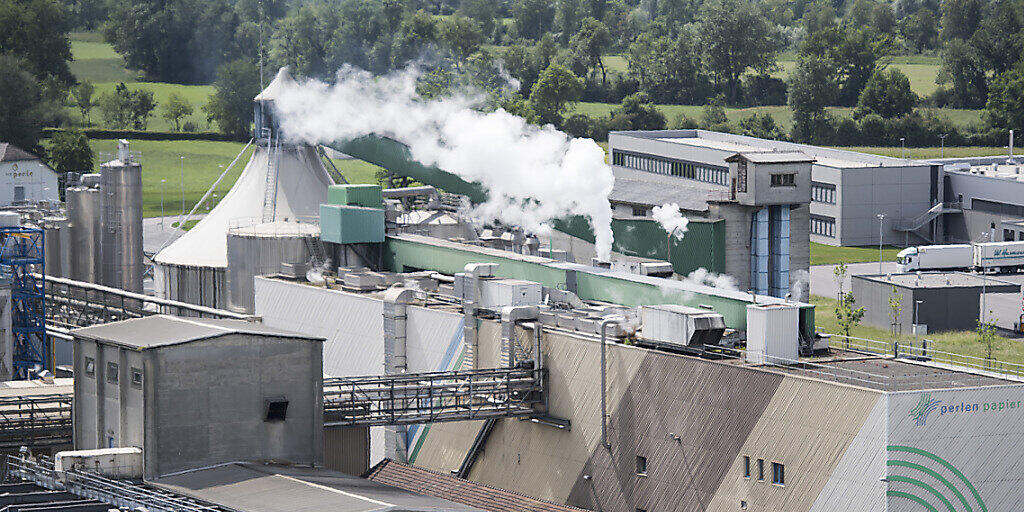 Das weltweite Wirtschaftsklima kühlt sich gemäss IFO weiter ab: eine Fabrik in der Schweiz (Symbolbild).