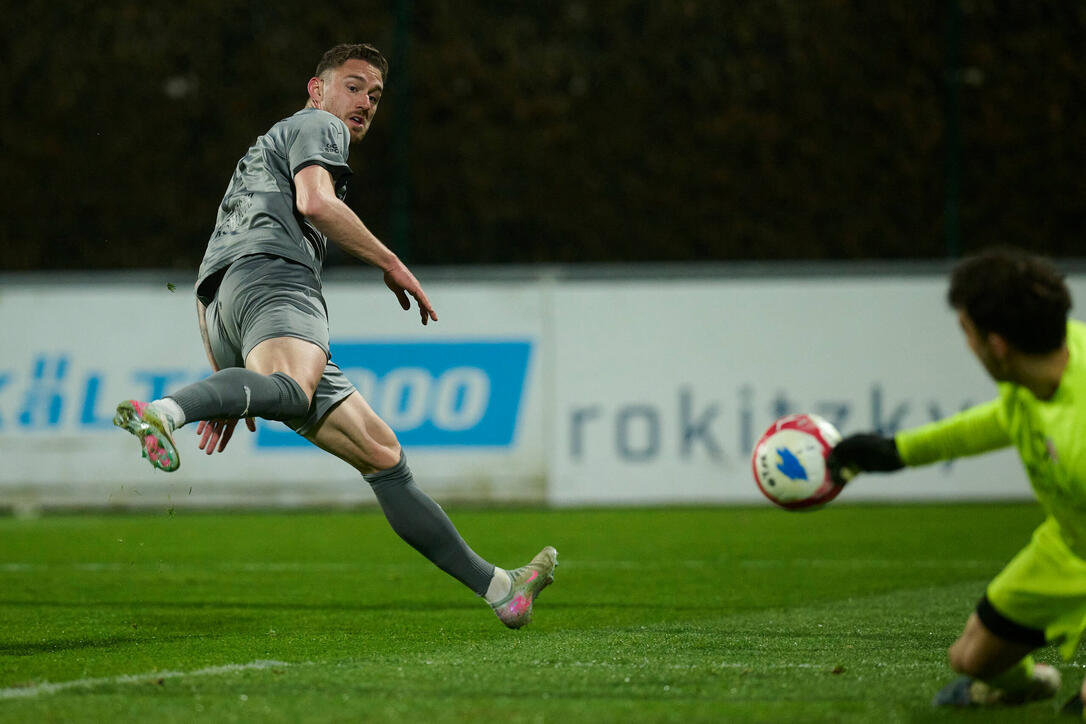 Marcel Monsberger traf im Testspiel gegen den FC Basel doppelt.