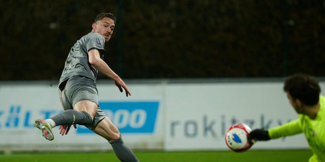 Marcel Monsberger traf im Testspiel gegen den FC Basel doppelt.