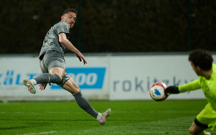 Marcel Monsberger traf im Testspiel gegen den FC Basel doppelt.