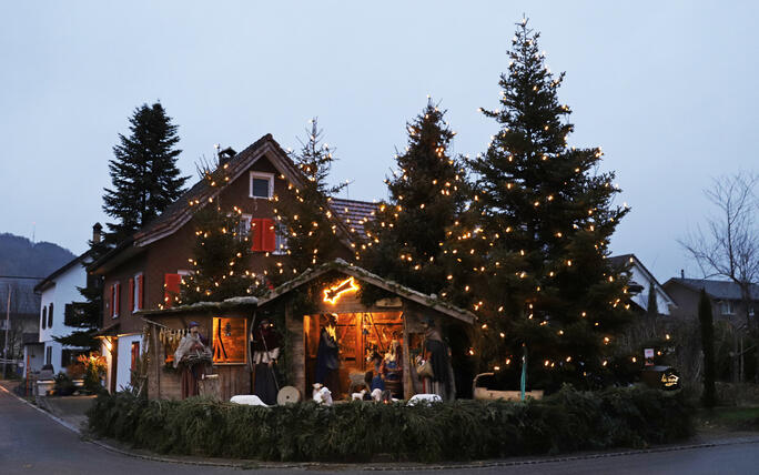 Büchler Weihnachtsmarkt in Rüthi