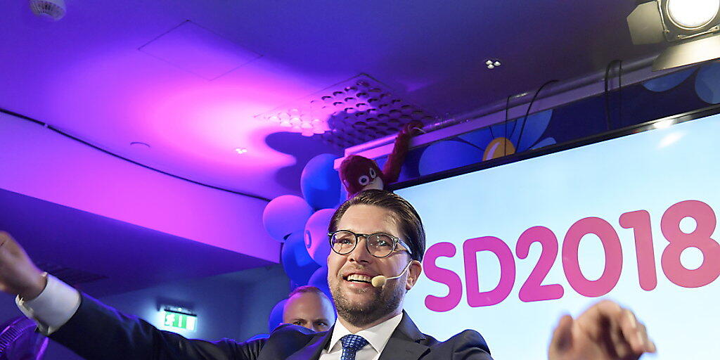 Der Spitzenkandidat der Schwedendemokraten, Jimmie Åkesson, betonte am Sonntagabend, seine Partei sei bereit, mit allen zu verhandeln.