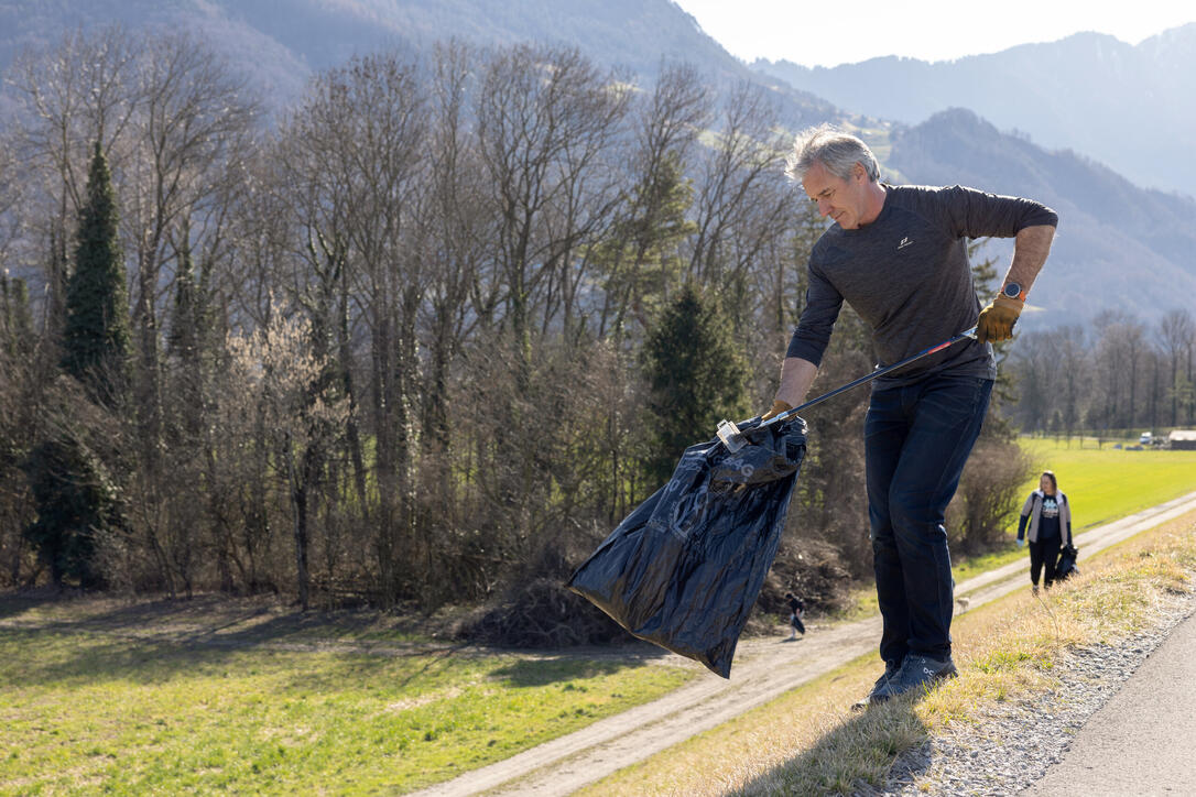 Umweltputzete in Vaduz