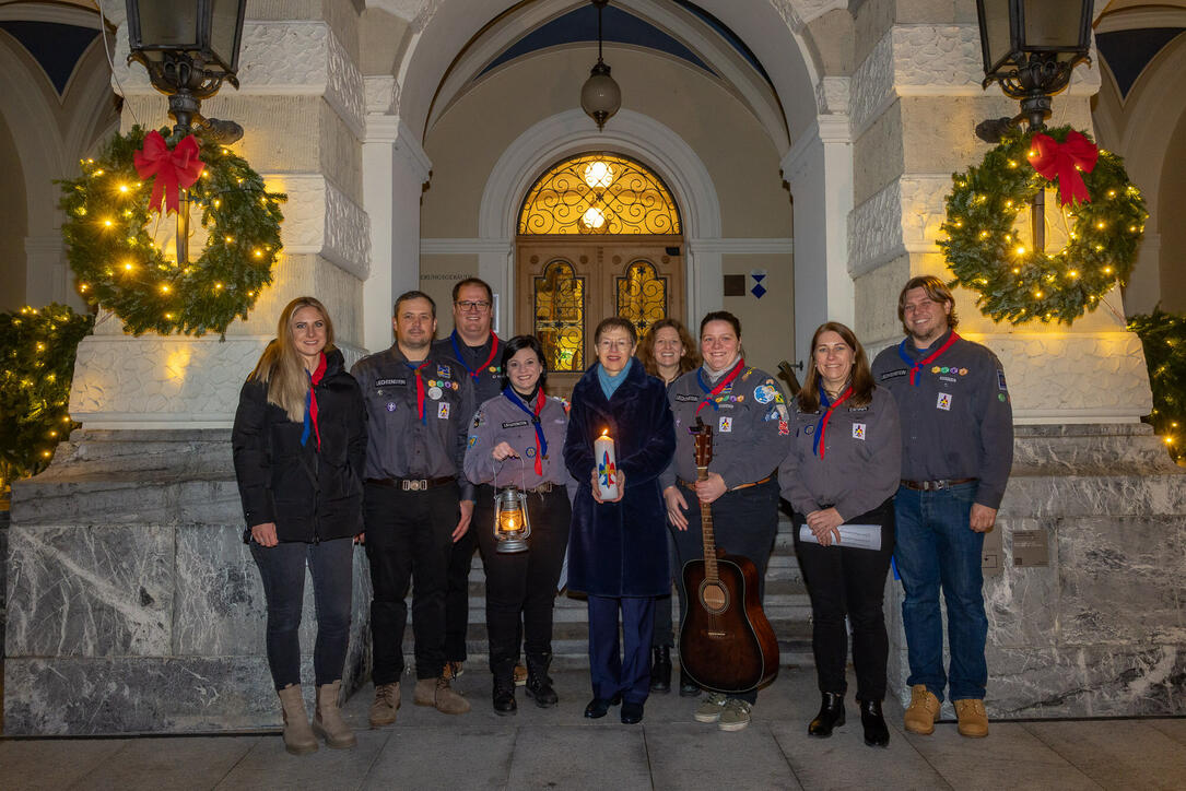 Friedenslicht 2025 in Liechtenstein (17.12.2025)