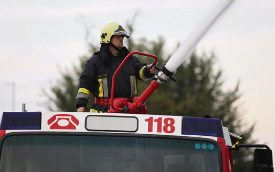 Gemeinschaftsübung Feuerwehr Ruggell, Ruggell