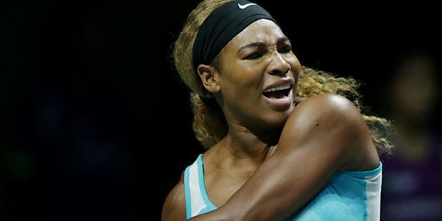 Serena Williams wurde von Simona Halep deklassiert Serena Williams wurde von Simona Halep deklassiert