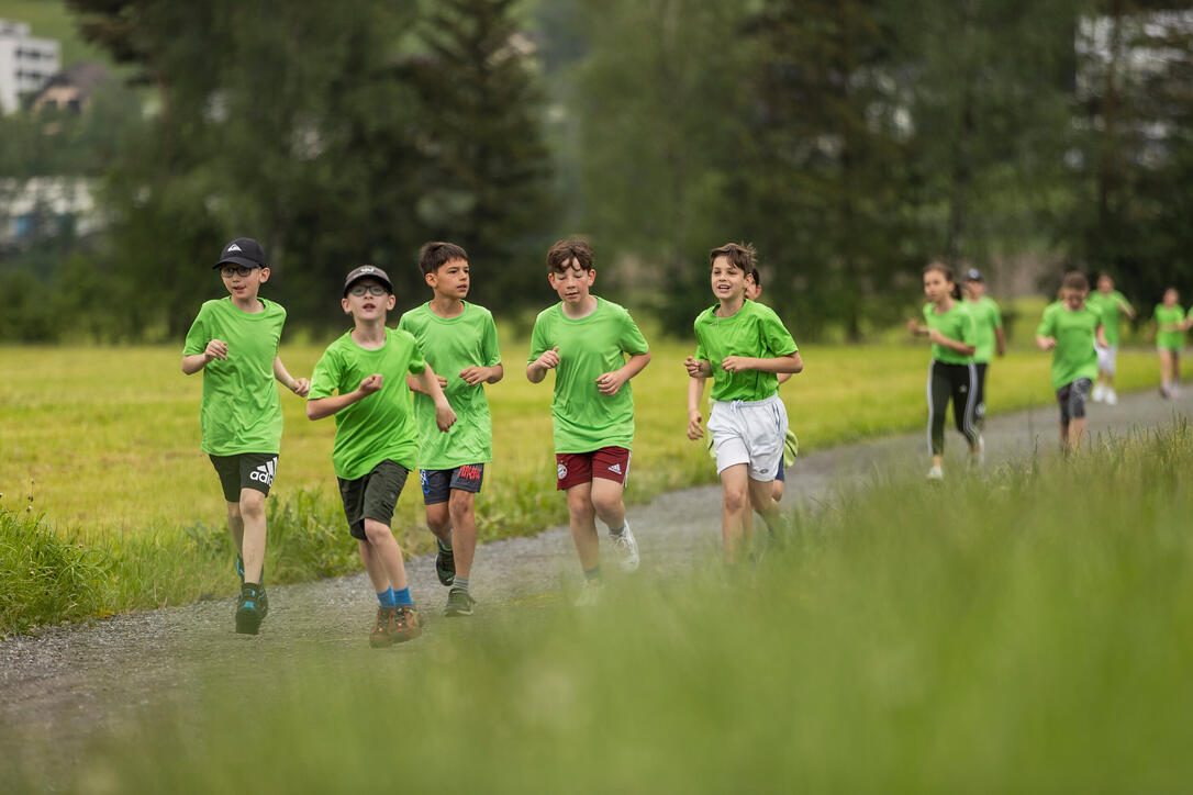 Sponsorenlauf der Primarschule Mauren