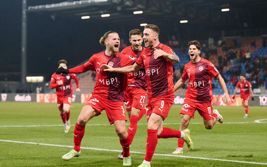 Marcel Monsberger erlöst den FCV in der 95. Minute.