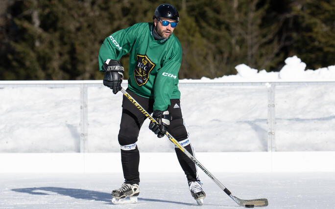 Pond Hockey Turnier in Malbun
