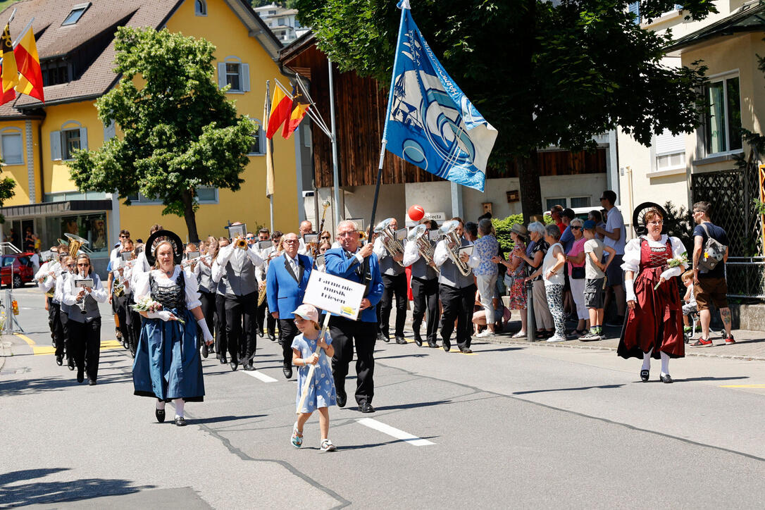 76. Liechtensteiner Verbandsmusikfest in Mauren  unter dem Motto «Mura - tönt guat»