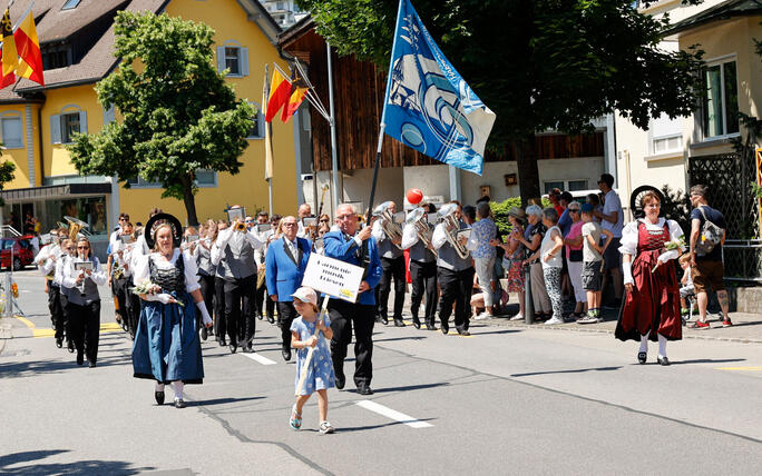 76. Liechtensteiner Verbandsmusikfest in Mauren  unter dem Motto «Mura - tönt guat»