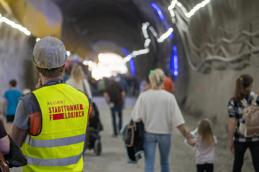 Stadttunnel Feldkirch - Tag der offenen Baustelle