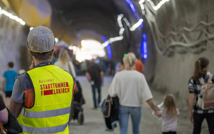 Stadttunnel Feldkirch - Tag der offenen Baustelle
