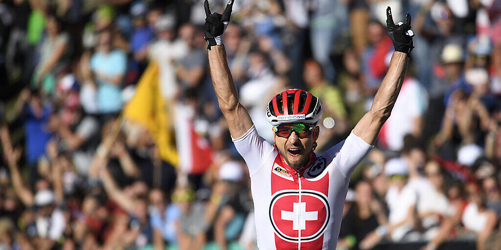 Nino Schurter feierte vor einem Jahr vor Heimpublikum seinen siebten WM-Titel