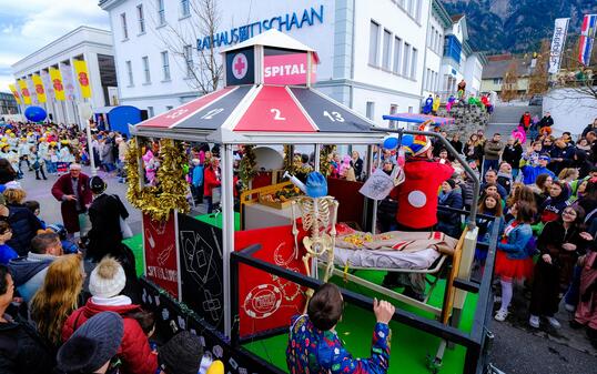 Liechtenstein Schaan Fasnacht 2020 Fasnachtsumzug