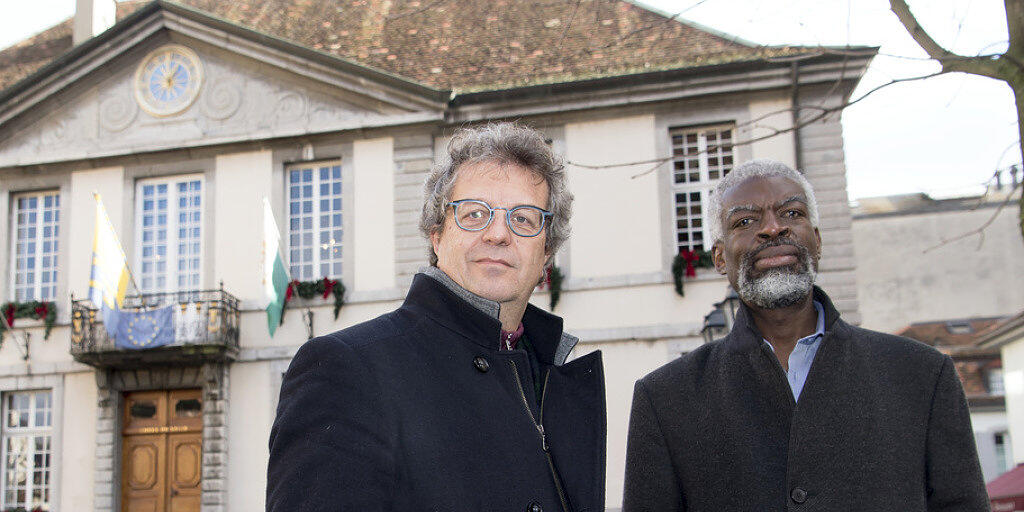 Den Stadträten Jérôme Christen (l.) und Michel Agnant (r.) wird vorgeworfen, der Geschäftsprüfungskommission interne vertrauliche Dokumente zugespielt zu haben. (Archivbild)