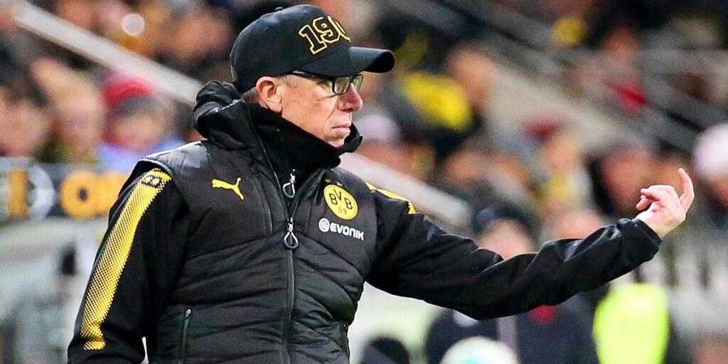 Peter Stöger, der neue Trainer von Borussia Dortmund, debütiert mit einem Sieg