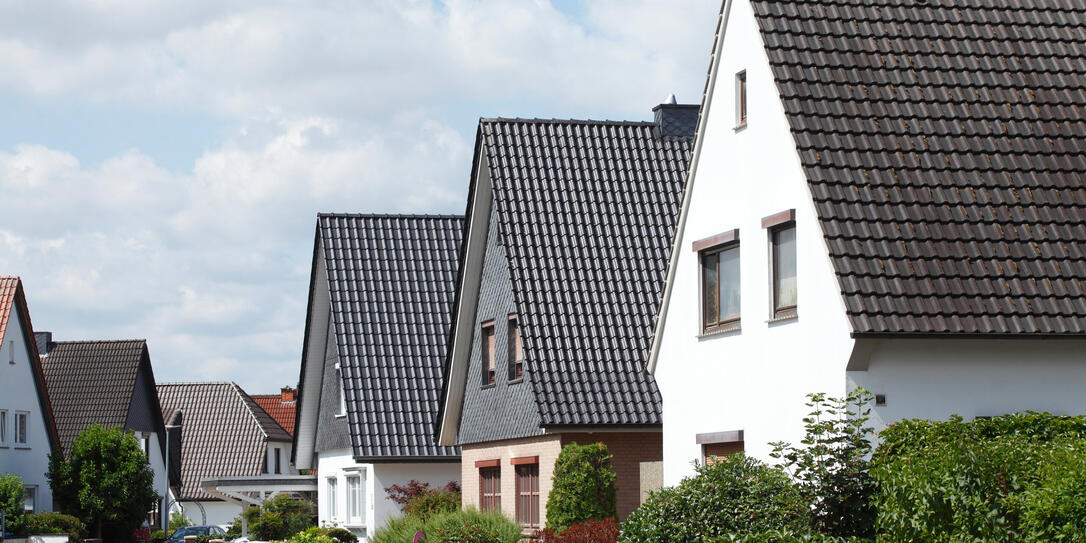 Modern residential building, detached house