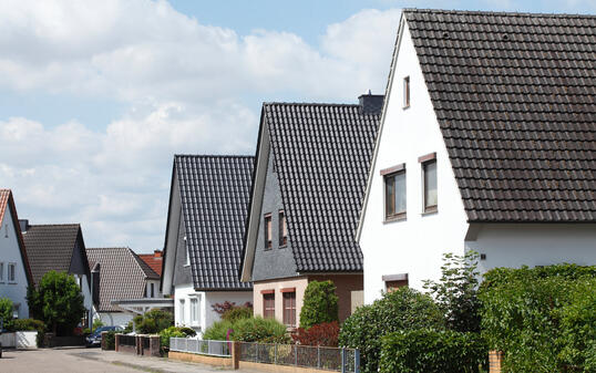 Modern residential building, detached house