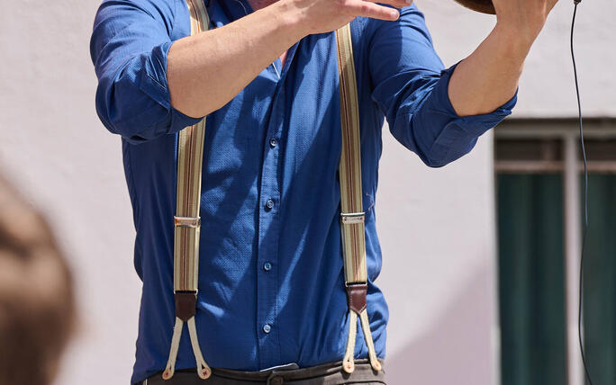 Buskers Strassenkunstfestival in Vaduz