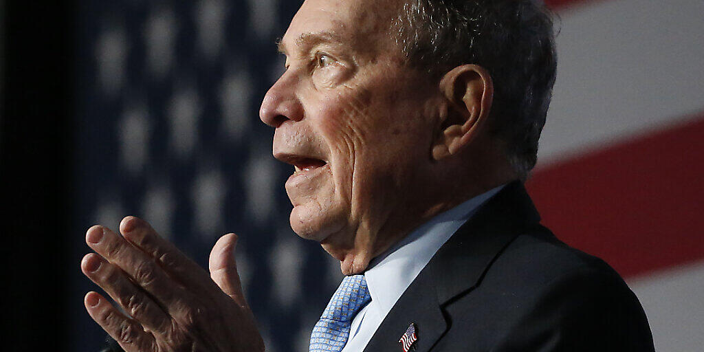 Unter wachsendem Druck wegen angeblich sexistischer Äusserungen: der demokratische Präsidentschaftsbewerber und Milliardär Mike Bloomberg.