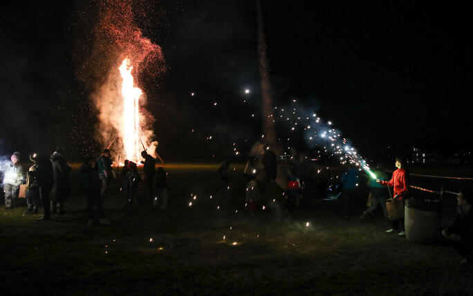 Fackel- und Lampionzug in Gamprin (08.03.2025)