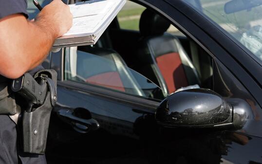 Policeman Writing Ticket