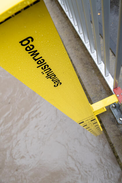 Hochwasser Rhein und Kanal
