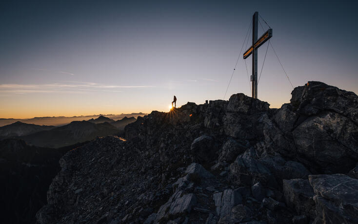 Der Sonnenaufgang auf dem Falknis ist das Ziel. Dafür wird der Deutsche Maximilian Gierl etwa um 3 Uhr am Samstag in Balzers starten.