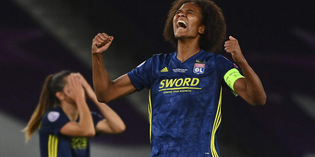 Wendie Renard und ihre Teamkolleginnen von Lyon gewannen zum fünften Mal den wichtigsten Titel in Europa