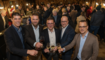 Stossen auf die 22. EWA an: Thomas Ott, Martin Reich, Andreas Gerner, Hanno Hasler und der Eschner Vorsteher Tino Quaderer