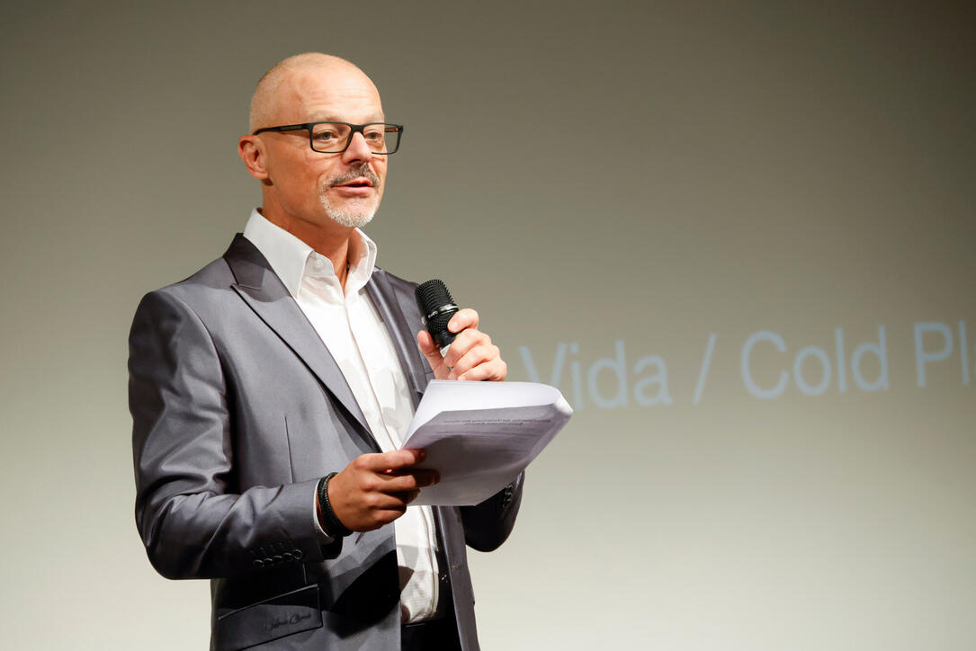 Grundeinkommens-Gala mit Verleihung des ersten Basic Income Awards an der Universität Liechtenstein, Vaduz.