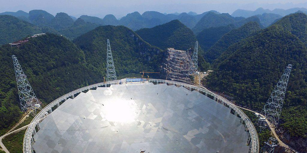 Das Observatorium mit einem Durchmesser von mehr als 500 Metern soll im Weltraum nach intelligentem Leben suchen. (Archiv)