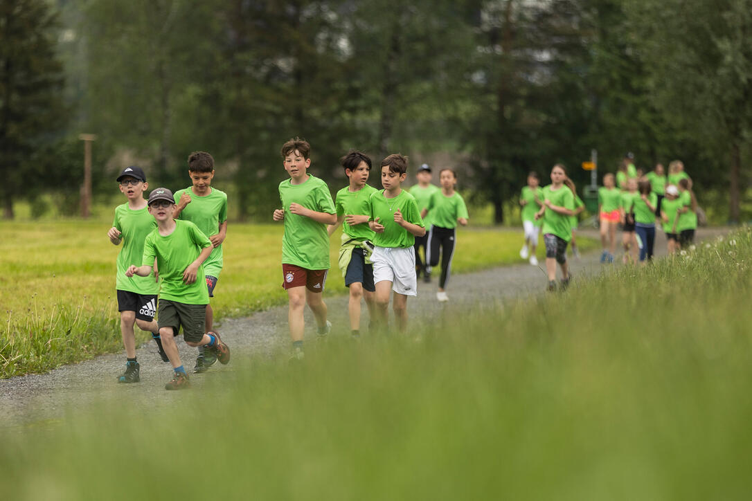 Sponsorenlauf der Primarschule Mauren